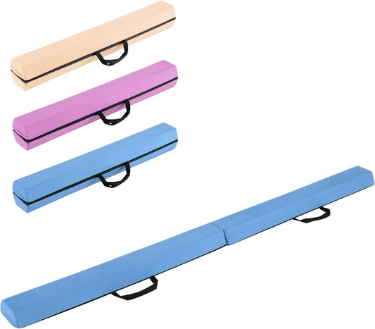 GYMAX - Poutre d'Équilibre Gymnastique - Pliable - Antidérapante – €24,99