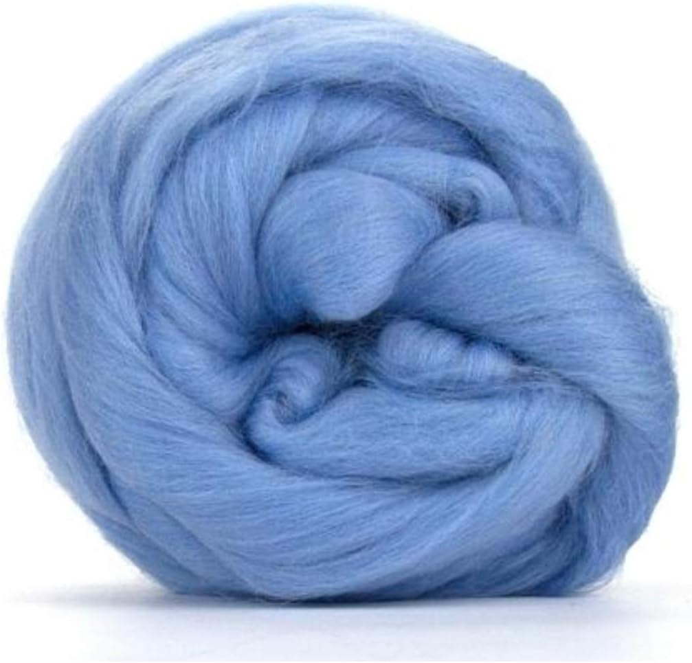The Wool Barn - Laine Mérinos - 50g - Bleu Ciel – €4,39
