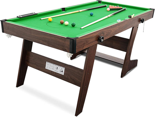 HLC - Table de Billard Pliable - Compacte - Tous Accessoires Inclus – €148,99