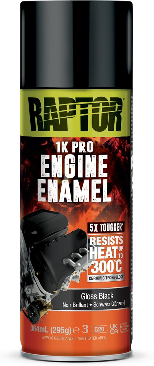 RAPTOR - Peinture Moteur - Résistance à la Chaleur 300°C - Anticorrosion – €30,99