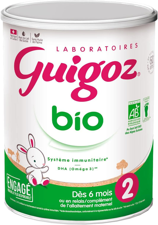 Guigoz - Lait Infantile Bio - Protéines Ajustées - Vitamines D, A et C – €50,99