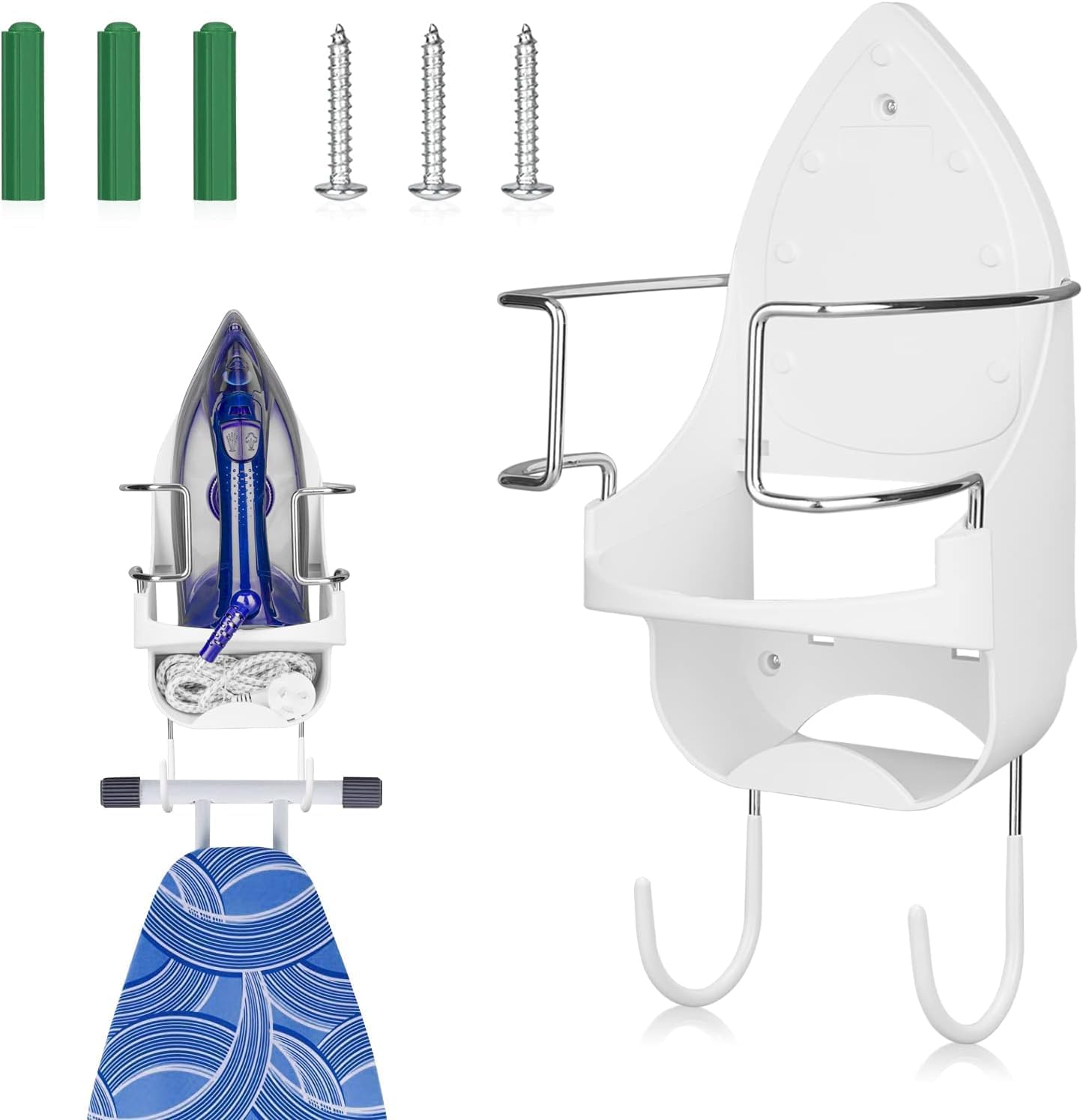 HEKOBAG - Support de Fer à Repasser - Murale - Résistant à la Chaleur – €14,29