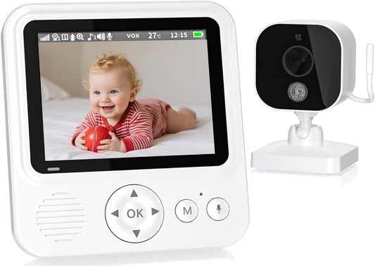 OBVHNUA - Babyphone Caméra - Écran IPS - Vision Nocturne – €35,99