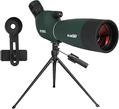 Longue-vue SVBONY SV28PLUS 25-75x70mm – Étanche IP65 – Adaptateur Téléphone