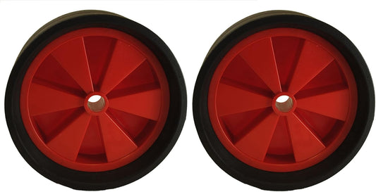 leisure MART - Roues de Chariot - Caoutchouc Solide - 10 Pouces – €40,99