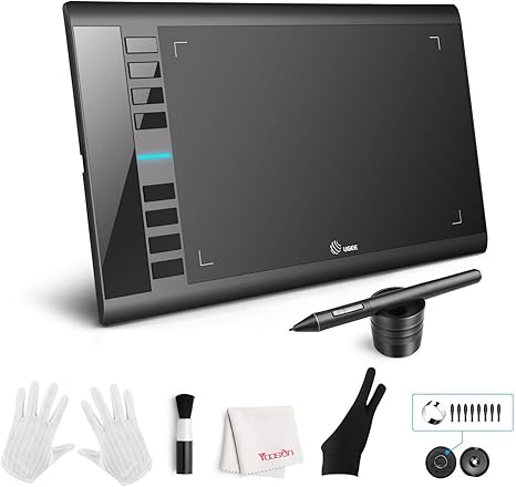 Tablette graphique Ugee M708 – 10 x 6 pouces – Stylet 8192 Pression