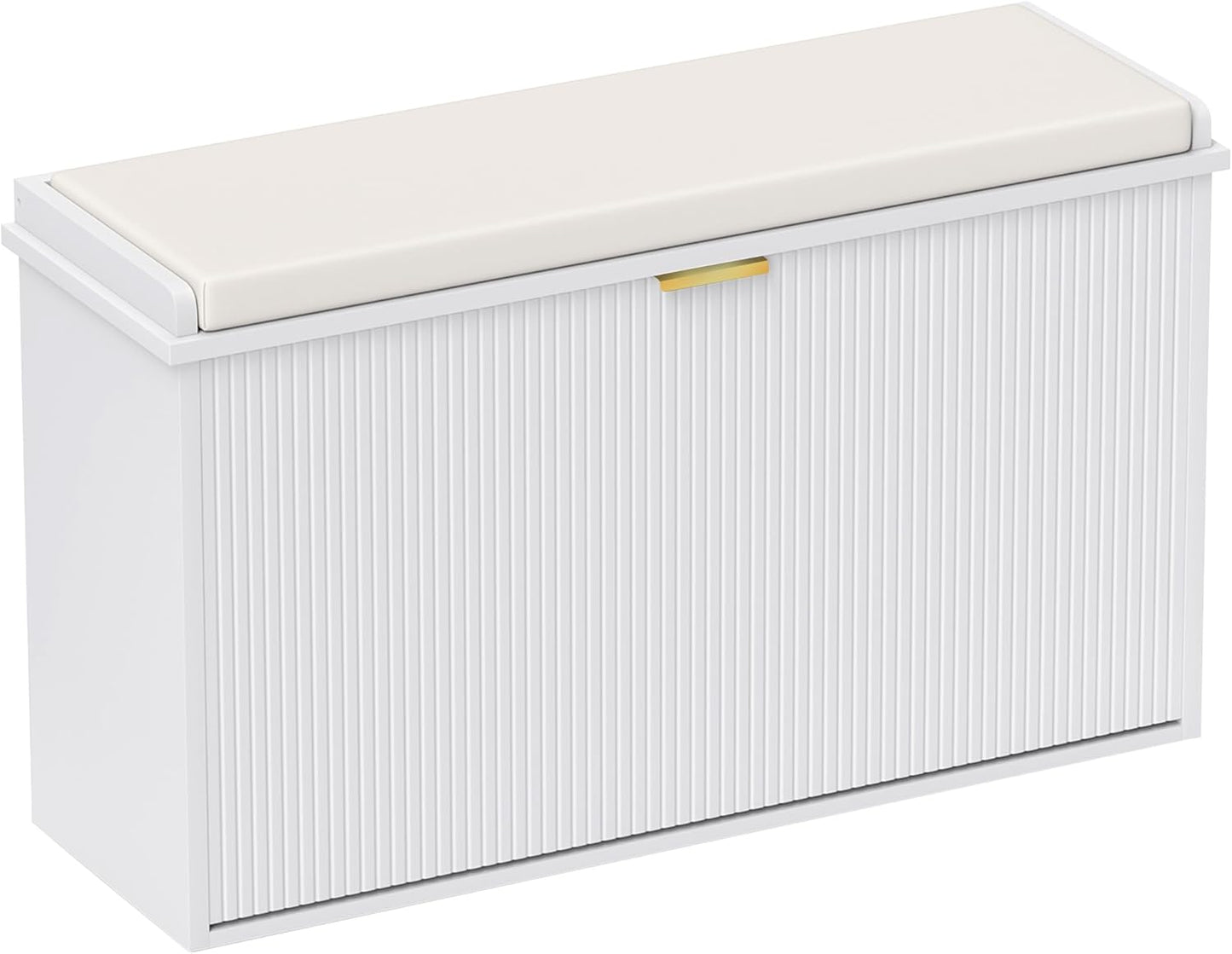 HOMCOM - Banc à Chaussures - Siège Coussiné - Tiroir Basculant – €42,24