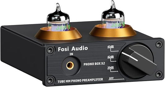 Préampli Phono Fosi Audio BOX X2 – Tube à Vide – Gain Commutable