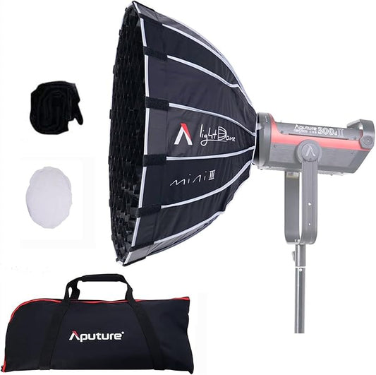 Softbox Aputure Light Dome Mini III – Design Compact et Pliable