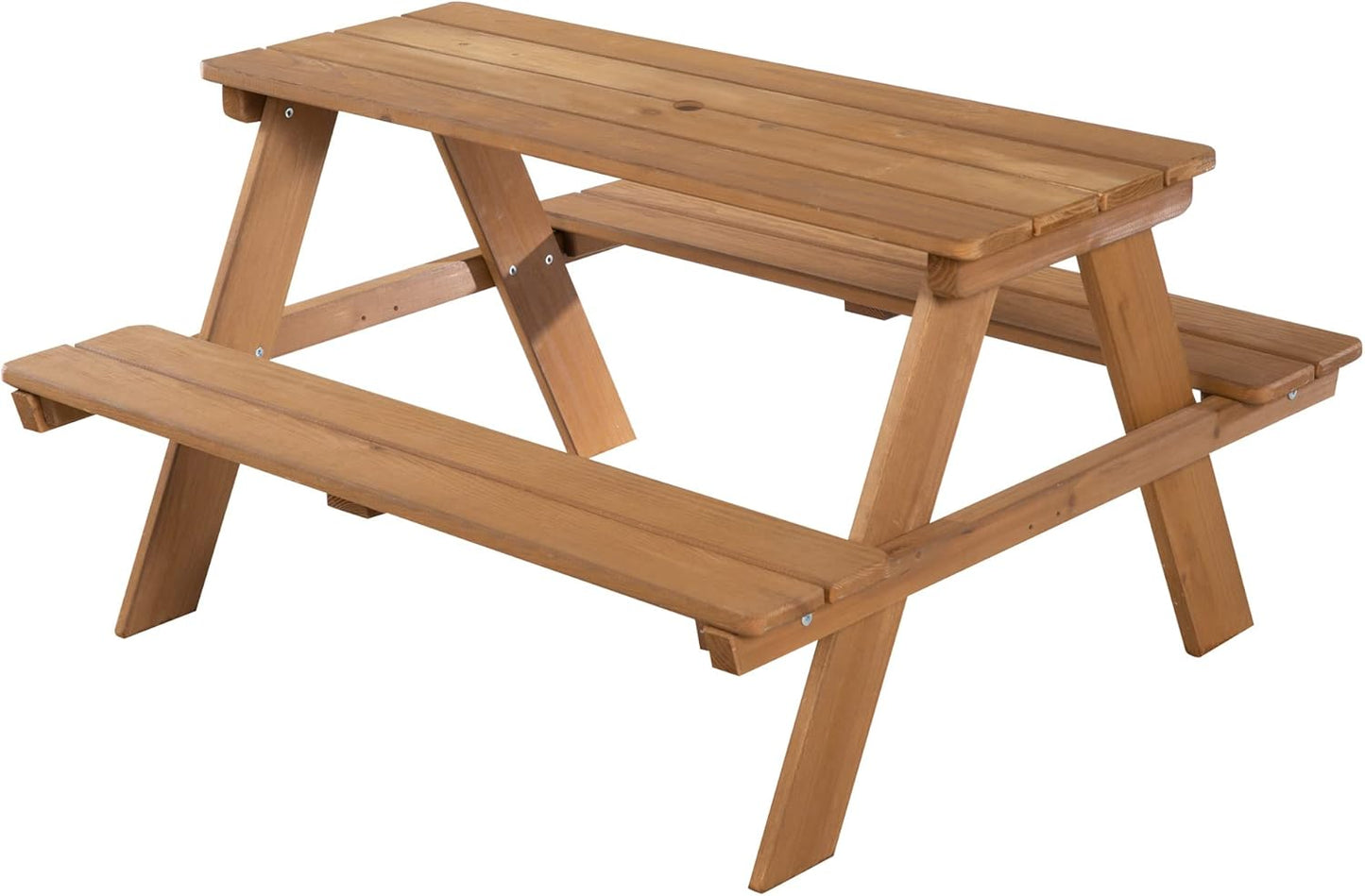 Roba - Ensemble Table de Pique-Nique - Bois Solide - 4 Places – €50,99