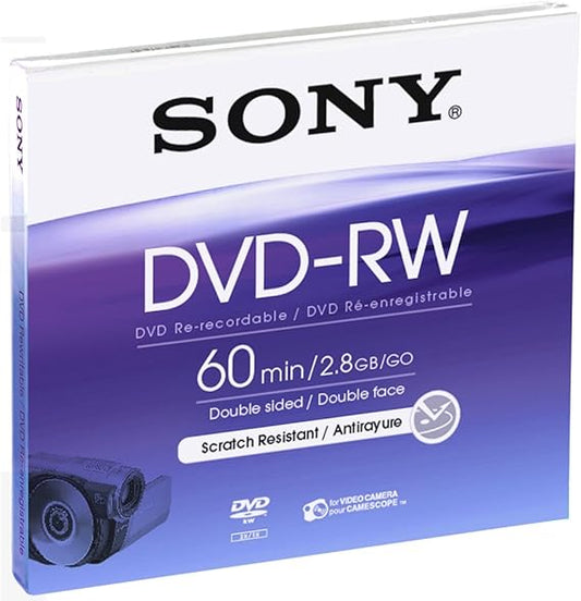 DVD-RW Sony DMW 60 – 8cm – 2.8 Go