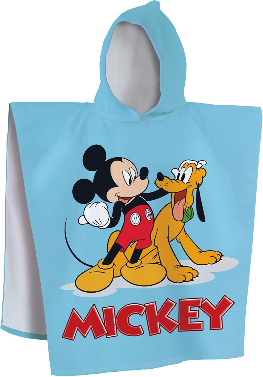 CTI - Cape de Bain Imprimée - 100% Coton - Disney Mickey Bleu – €25,99