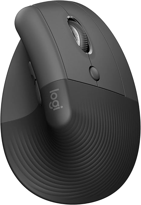 Souris Ergonomique Logitech Lift – Sans Fil, Bluetooth, Graphite