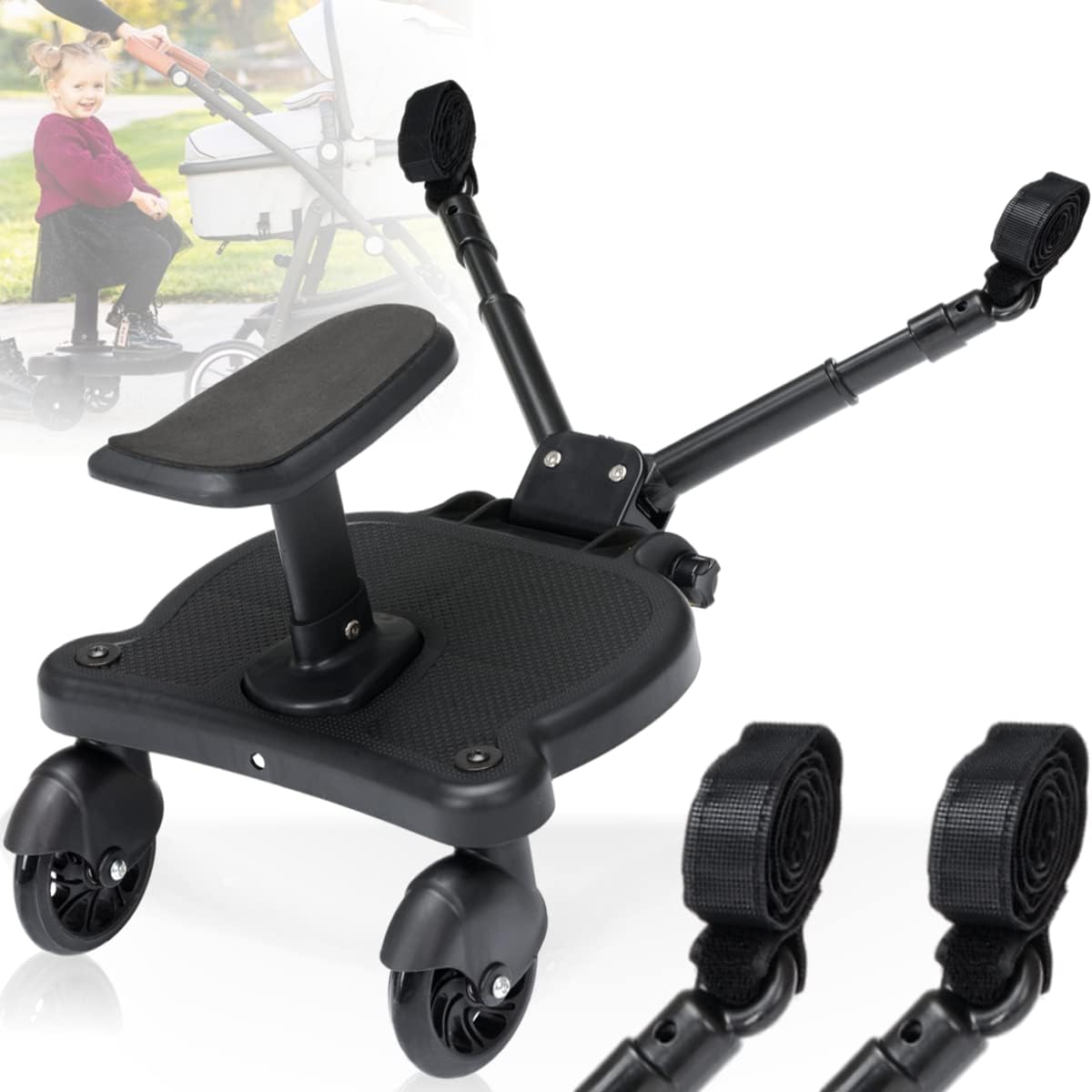 Fillikid - Planche à Roulettes Universelle - Siège Amovible - Jusqu'à 22 kg – €40,99