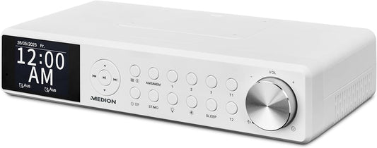 Radio de table MEDION P66750 – DAB+ et Bluetooth – Blanc