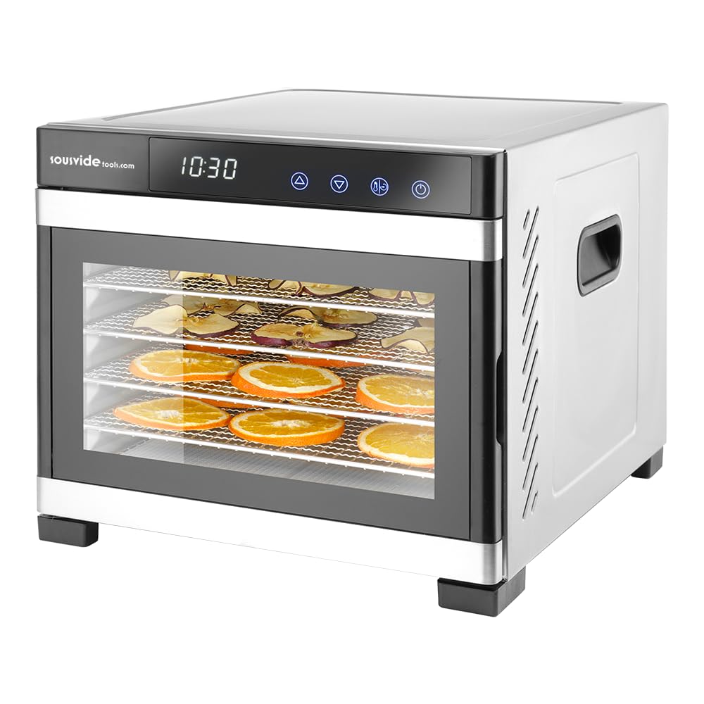 SousVideTools - Déshydrateur Alimentaire - 6 Plateaux - Acier Inoxydable – €73,99