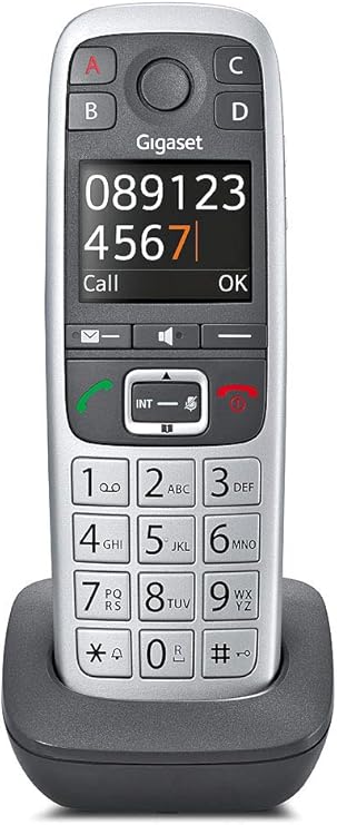 Combiné Gigaset E560 – Téléphone sans fil – Touche SOS – Grand écran