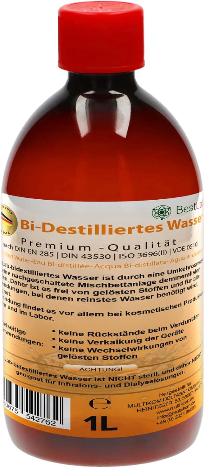 BestLab - Eau Bidistillée - Longévité des Moteurs - Fabrication Écologique – €50,99