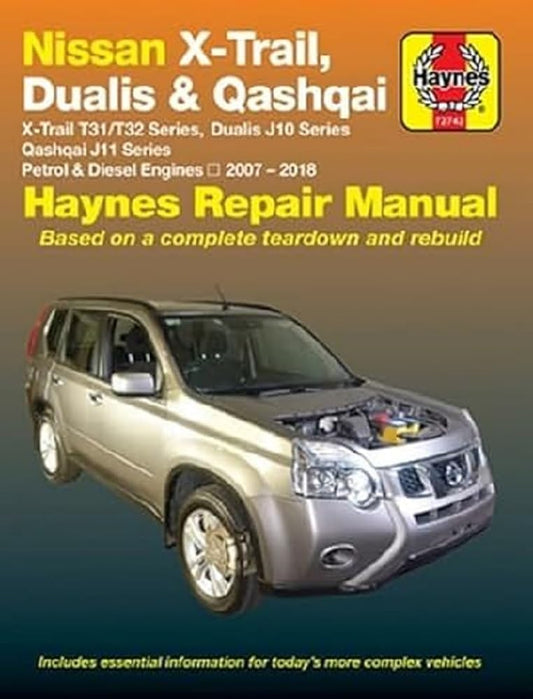 English editionbyHaynes Publishing - Manuel d'entretien - Nissan X-Trail/Dualis/Qashqai – €33,99