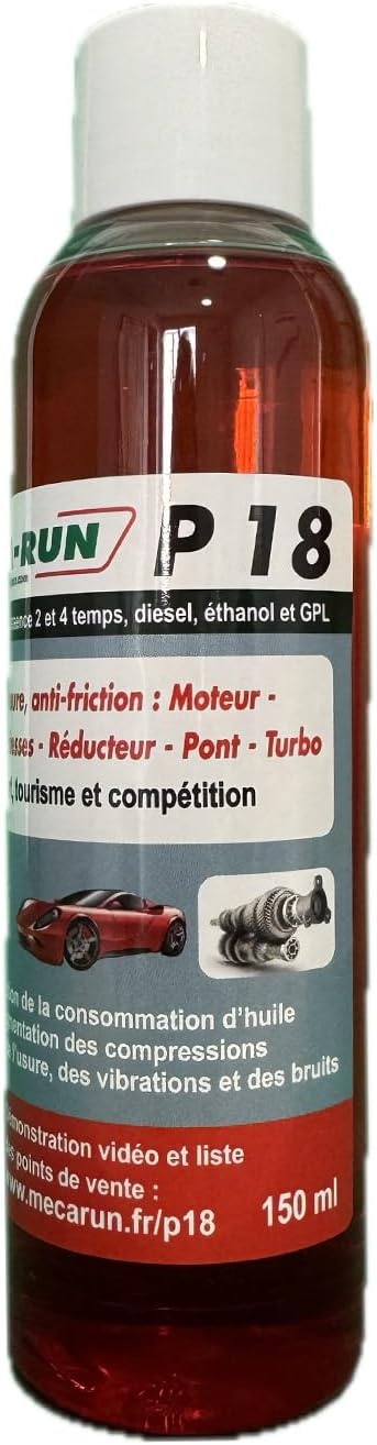 MECA-RUN - Additif Huile Moteur - Anti Friction – €37,99