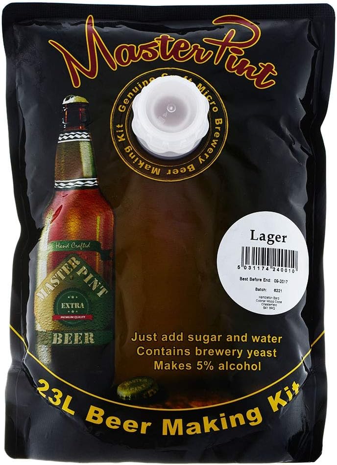 Master Pint - Ingrédients de Brassage - 40 Pintes - Sachet de Levure Inclus – €12,75