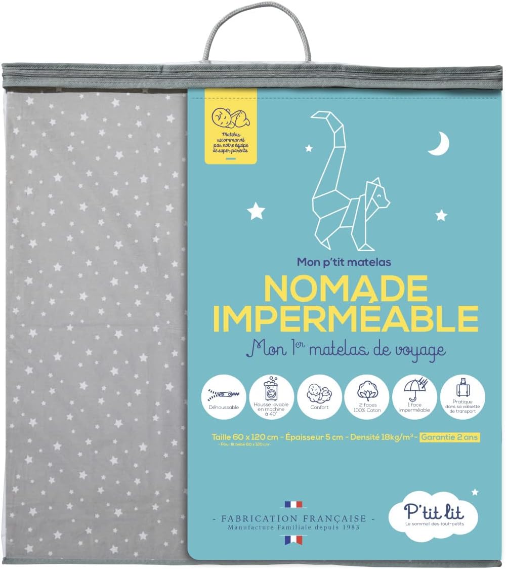 P'TIT LIT - Matelas de Voyage Bébé - Imperméable - Reversible – €38,99