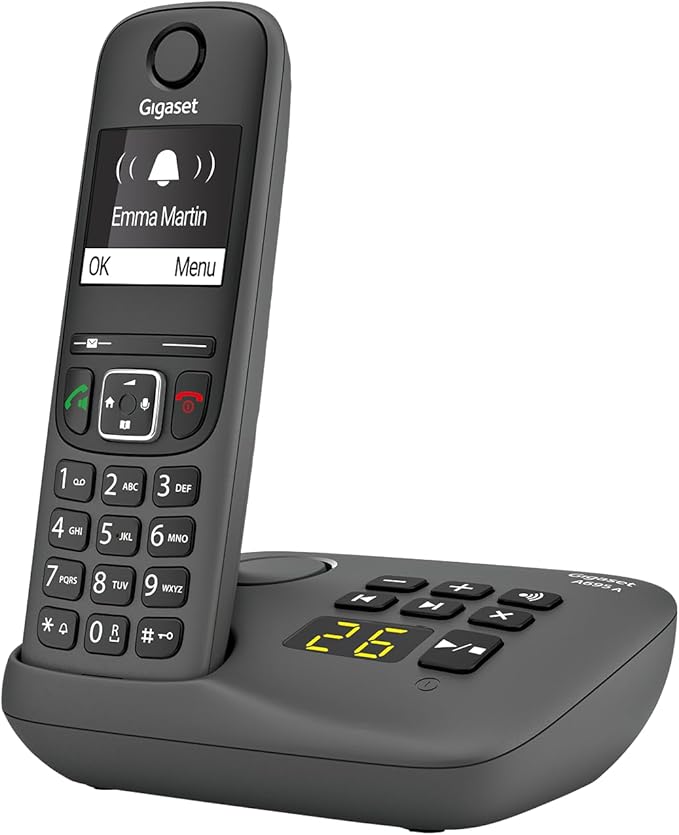 Téléphone DECT Gigaset A695A – Grand écran – Répondeur intégré