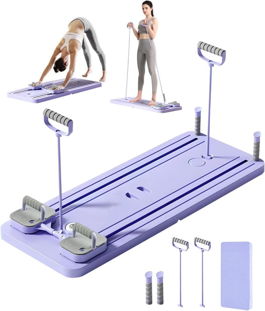 Rantizon - Planche Pilates Réformateur - Design Pliable - Fonction Minuteur – €46,99