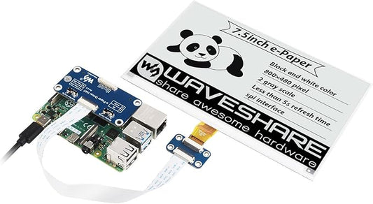 Barebones Waveshare 7.5 inch E-Paper Display – 800x480 SPI
