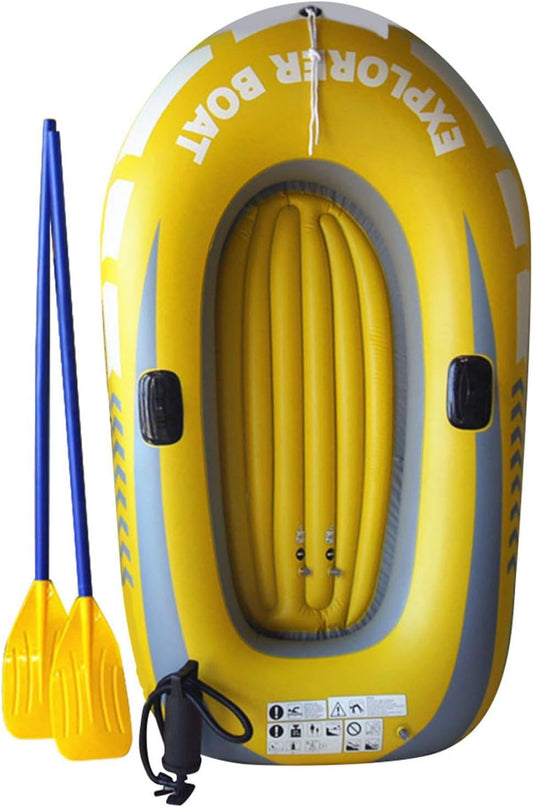 Decorhome - Kayak Gonflable - PVC Résistant - Valves Doubles – €148,99