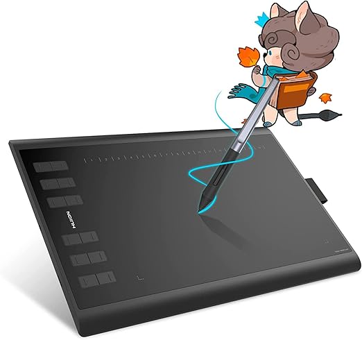 Tablette graphique HUION Inspiroy H1060P – Stylet sans pile – 10 x 6,25 pouces