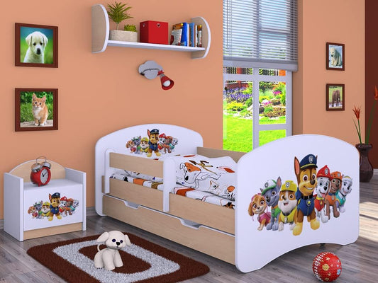 BDW - Lit Enfant - Matelas Confortable - Tiroir Supplémentaire – €32,99