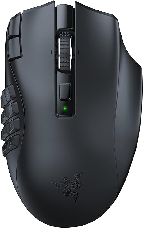 Souris gaming Razer Naga V2 – 19 Boutons Programmables – Sans Fil