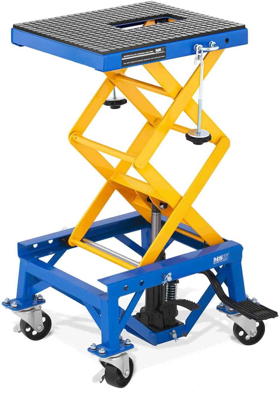 MSW - Table élévatrice mobile - Charge 150 kg - Hauteur réglable – €31,99