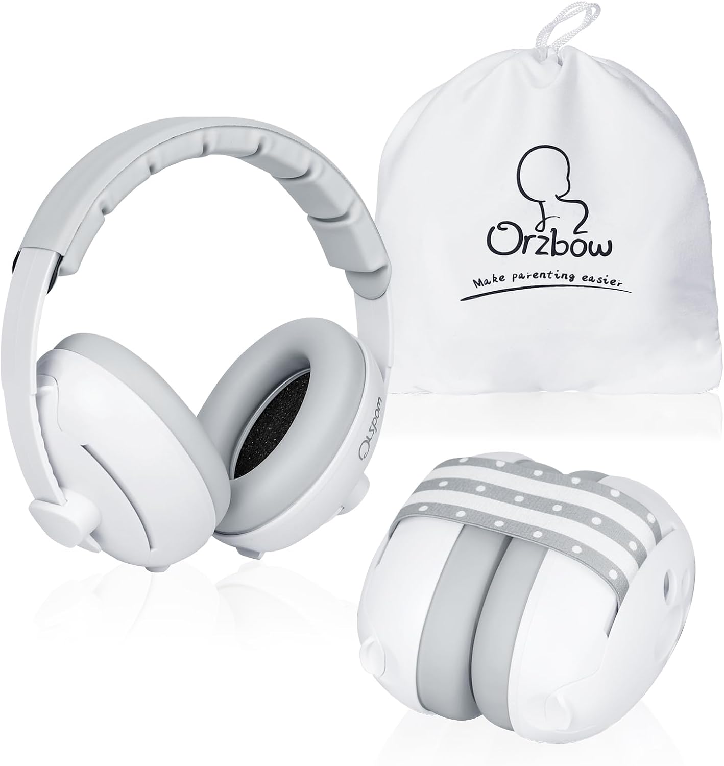 Orzbow - Casque Anti-Bruit Bébé - Réglable - Léger – €31,99