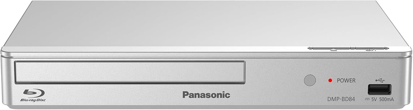 Lecteur Blu-ray Panasonic DMP-BD84EG-S – Compact – Argent