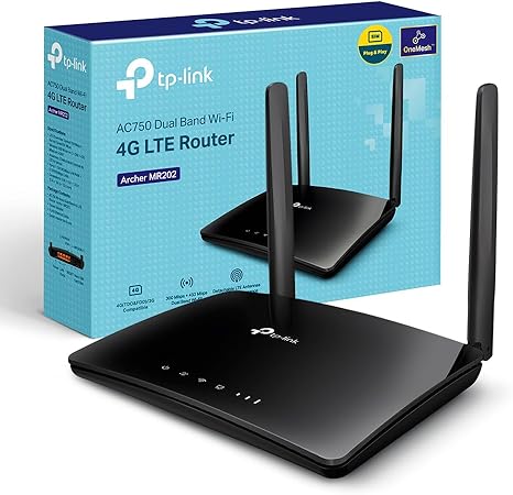 Routeur 4G TP-Link Archer MR202 – WiFi AC 750Mbps – Antennes Amovibles