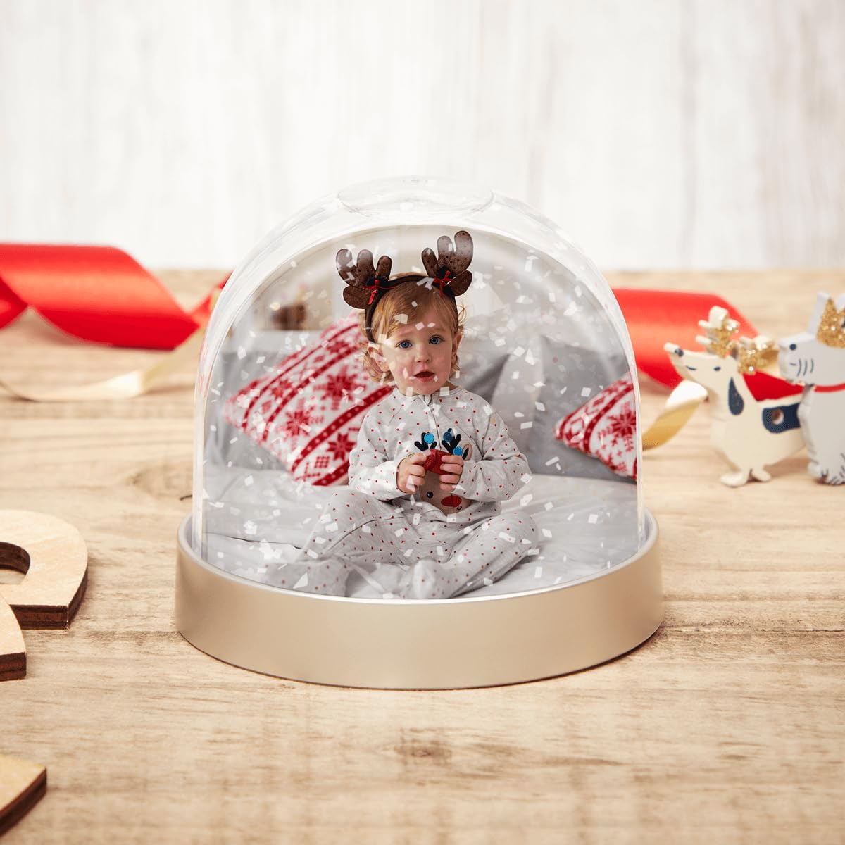 BGExpress - Boule à Neige Personnalisée - Photo Personnalisable - Effet Neige – €7,47