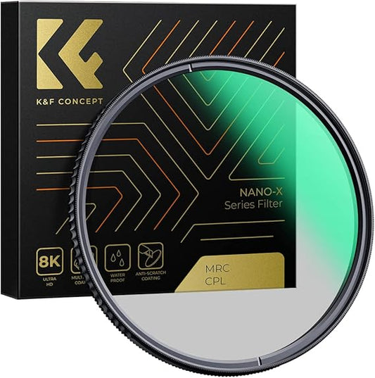 Filtres polarisants K&F Concept 82 mm – Nano-X MRC HD