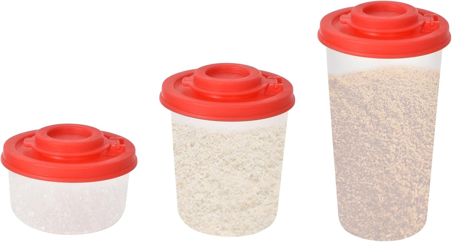 Marjoramy - Set de Salières et Poivrières - 3 Tailles - Plastique Transparent – €4,87