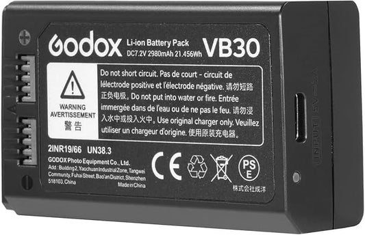 Batterie Godox VB30 – 2980mAh – Port Type-C