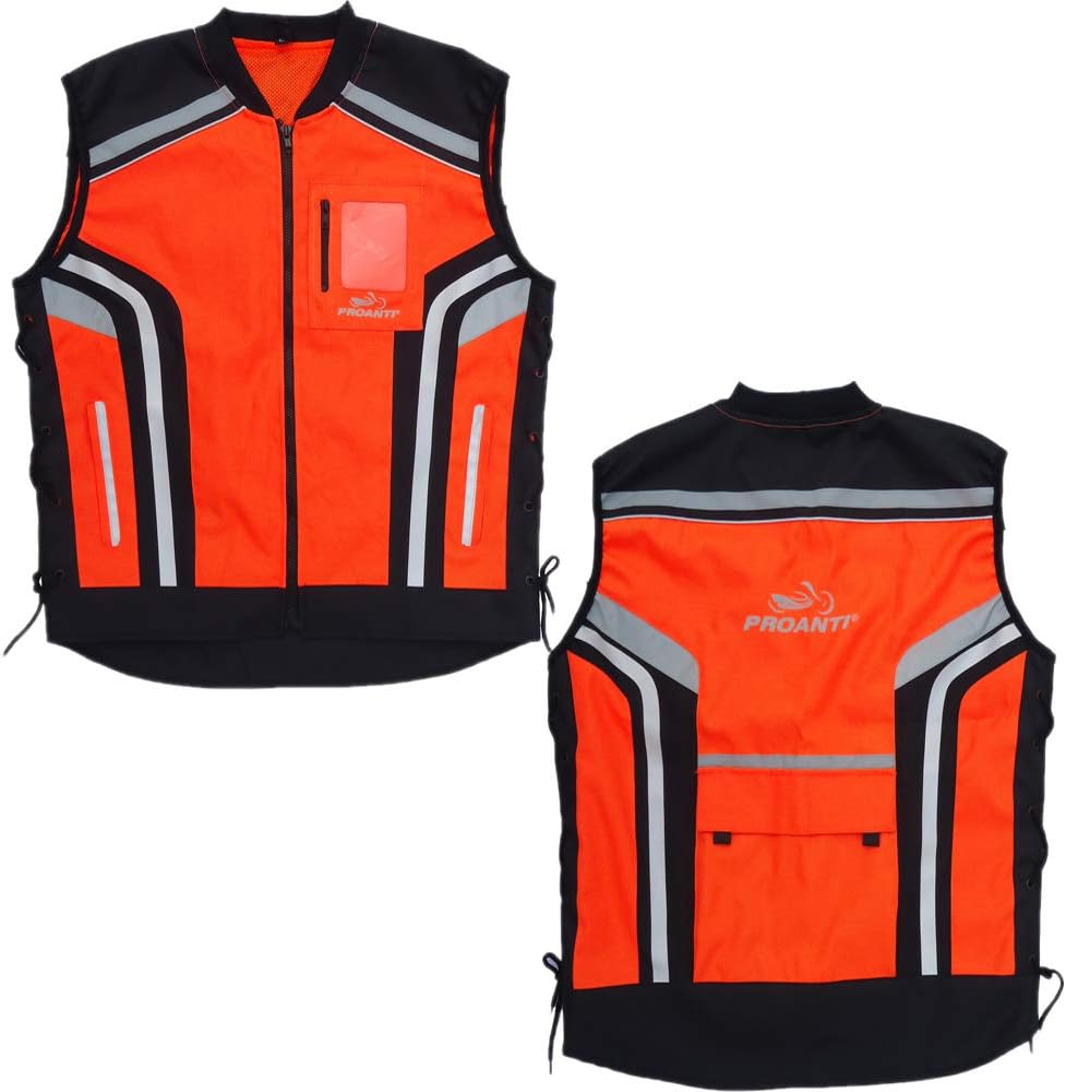PROANTI - Gilet de Sécurité Moto - Néon - ATV – €26,99