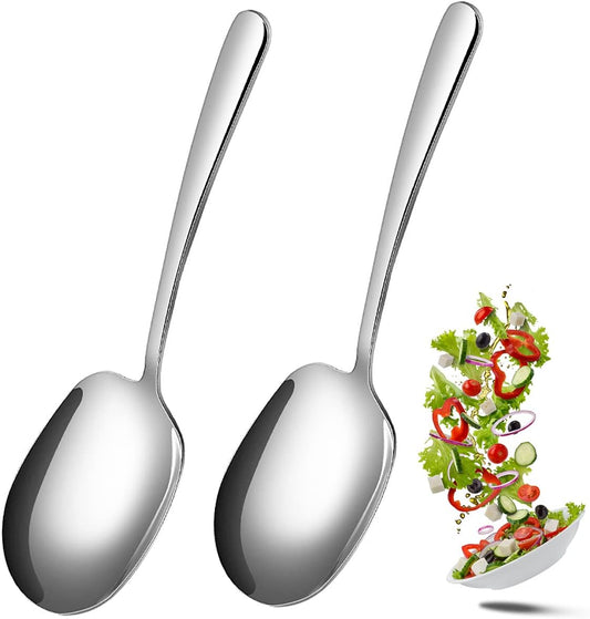 Jinsion - Cuillères de Service - Acier Inoxydable - Longue Poignée – €4,19