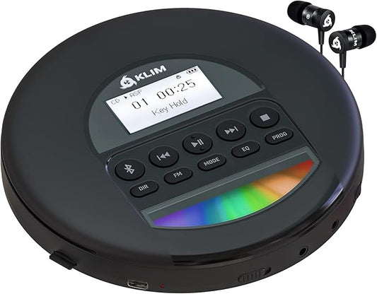 Lecteur CD KLIM Nomad – Bluetooth – Batterie Longue Durée
