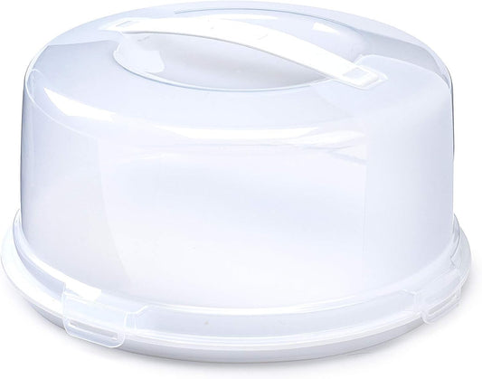Whitefurze - Boîte à Gâteau Ronde - Clips Verrouillables - Poignée Ergonomique – €5,19