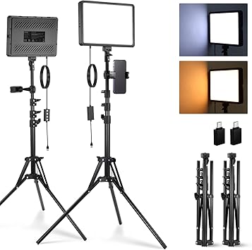 Projecteurs NEEWER BASICS LED Bicolore – 850lx/0,5m