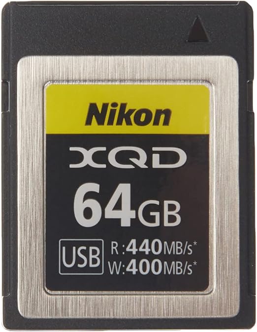 Carte XQD Nikon 64 Go – 440 Mo/s Lecture – 400 Mo/s Écriture