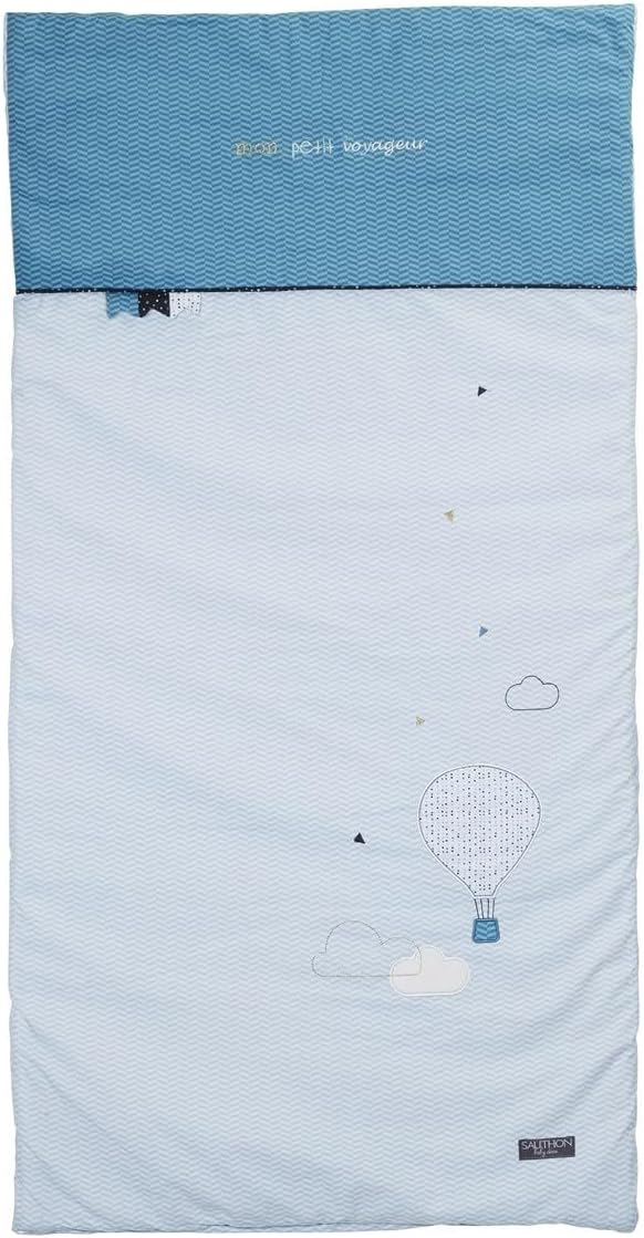 Sauthon - Couette Bébé - Coton Bleu - 120 x 60 cm – €44,99