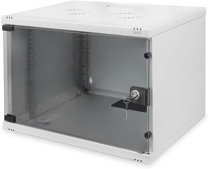 Rack pour ordinateur et serveur DIGITUS 19 pouces – 7 UH – Porte vitrée