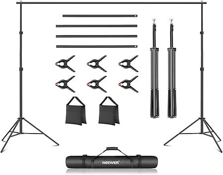 Supports de décors NEEWER – Réglable 3m Large – 2m Haut